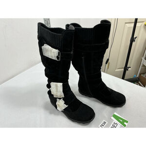 Womans New Refresh Slouched Knee High Boots Size 6.5 Black